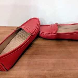 BEAUSEEN Women's Genuine Leather Penny Loafers Classic Driving Moccasins Casual